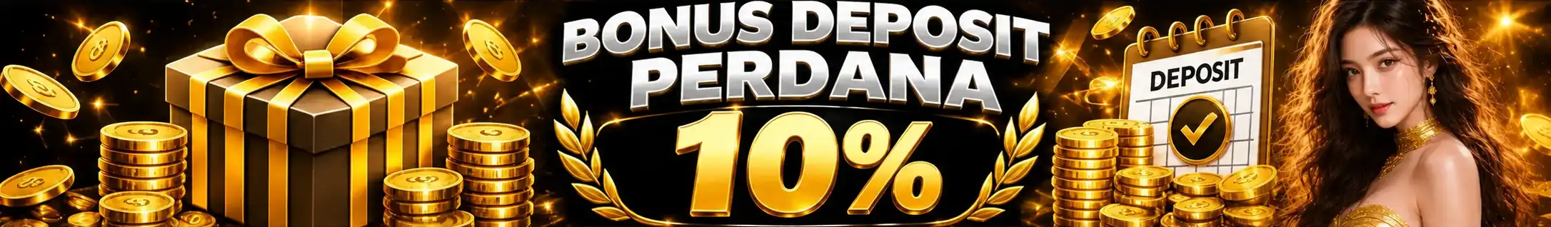 BONUS DEPOSIT PERDANA 10%!